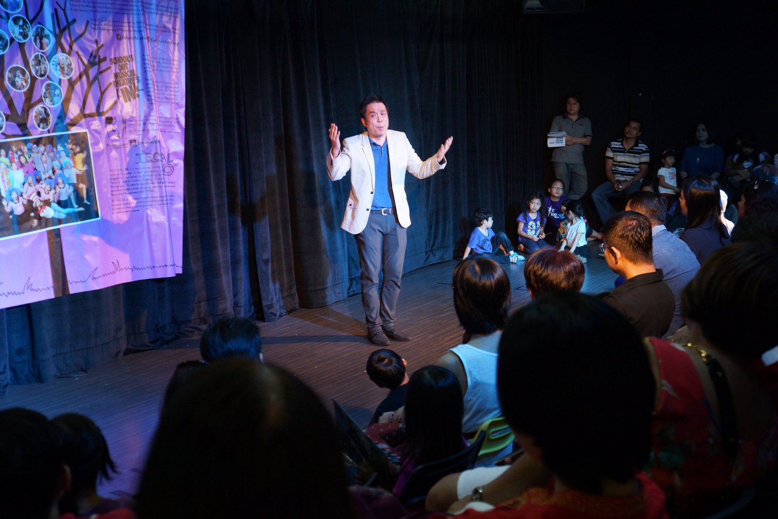 An Enfiniti Academy performer on stage